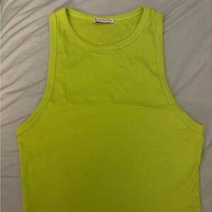 Zara Lime Green Tank Top